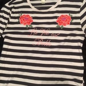 Striped Life is Beautiful t-shirt